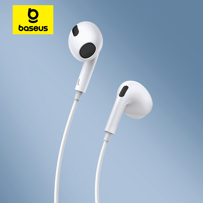 Type C Wired Earphones With Mic - Baseus C17 Kabelgebundener Kopfhörer Typ C