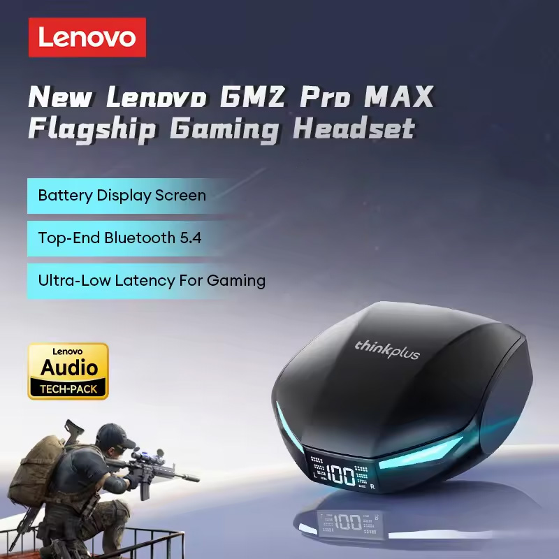 Type C Wired Earphones With Mic - Choice Lenovo XT53 Upgrade Bluetooth 5.4