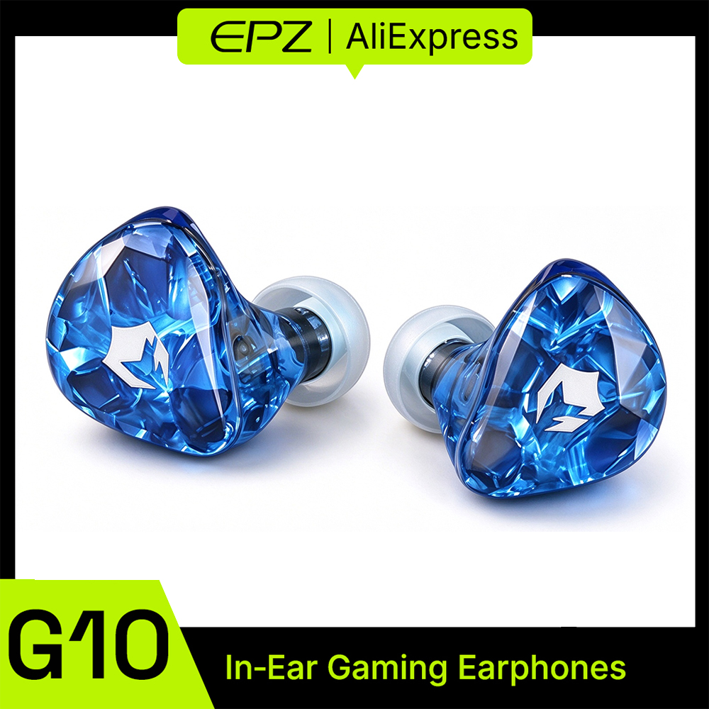 Type C Wired Earphones With Mic - EPZ G10 Kabelgebundene Gaming IEM-Kopfhörer 10mm