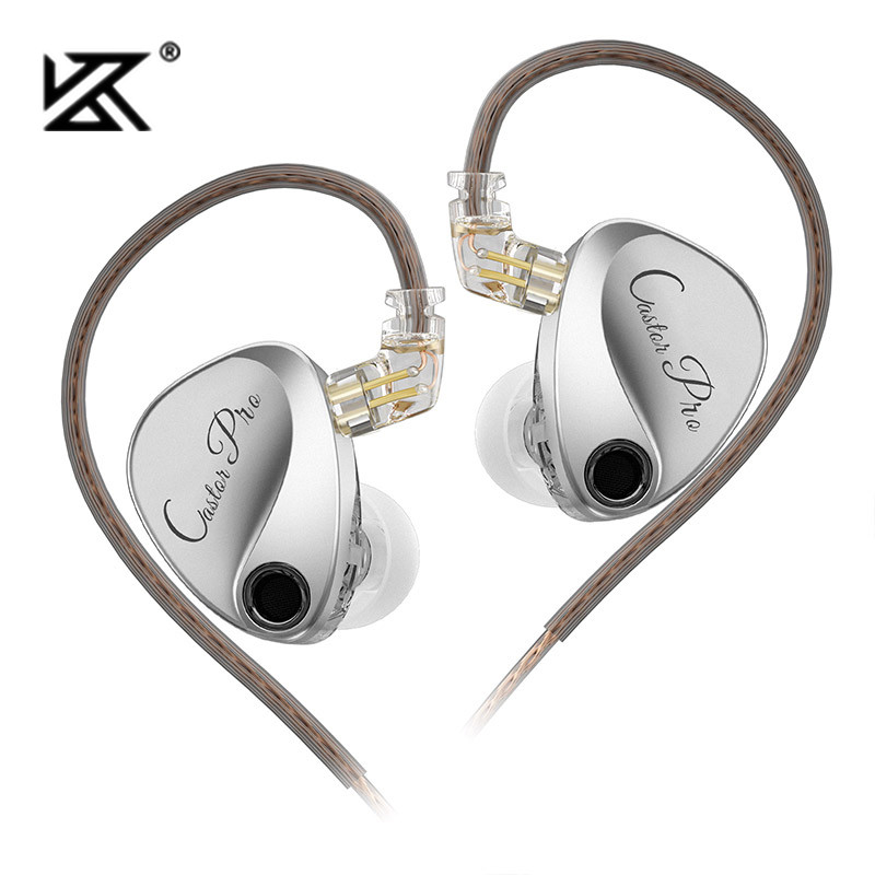 Type C Wired Earphones With Mic - KZ Castor PRO In-Ear-Kopfhörer, dynamische, hochwertige,