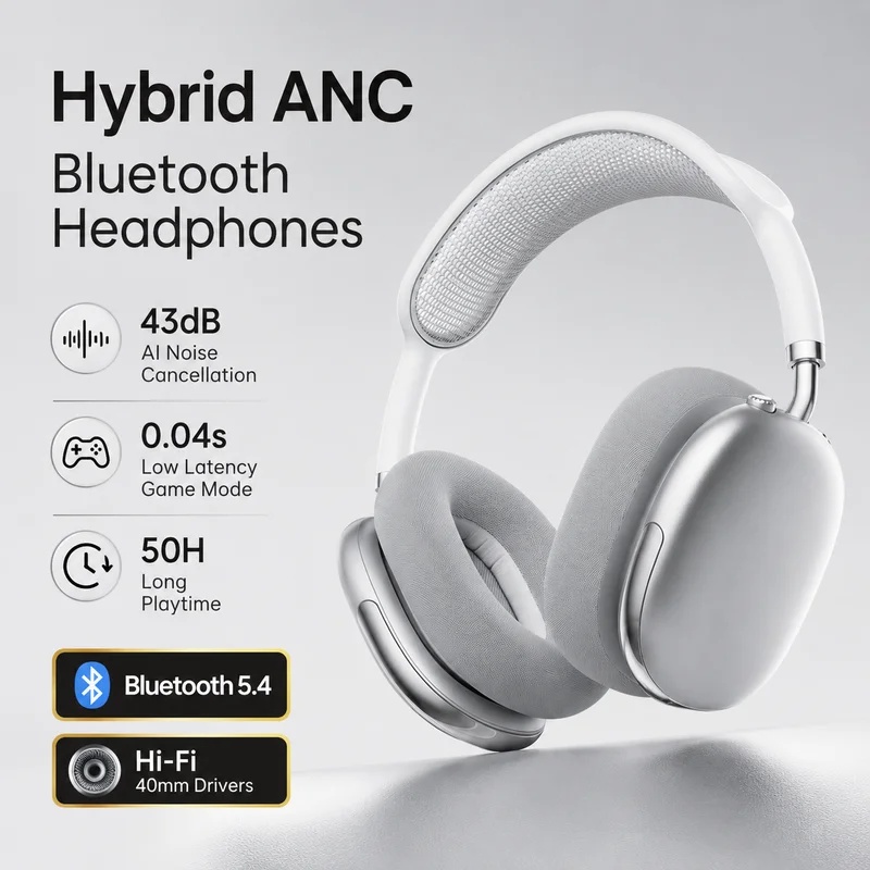 Over-Ear ANC Kabellose Bluetoo – Anc Wireless Over Ear Headphones Bewertung und Preis
