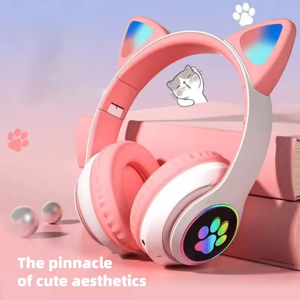 Süßes Katzenohr-Bluetooth-komp – Cat Ear Bluetooth Headset Led Bewertung und Preis