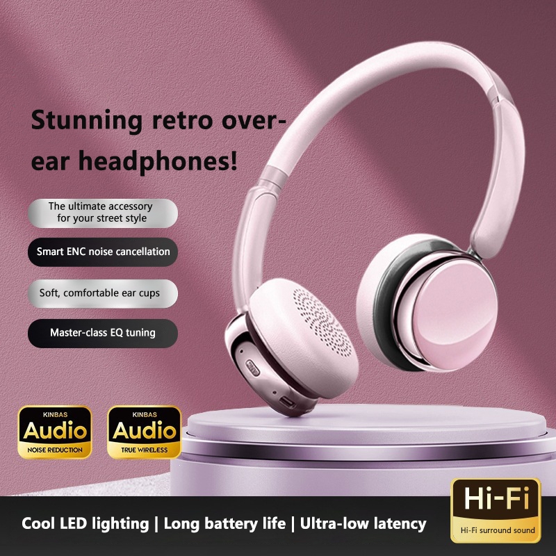 Retro Kabellose Bluetooth Over – Anc Wireless Over Ear Headphones Bewertung und Preis