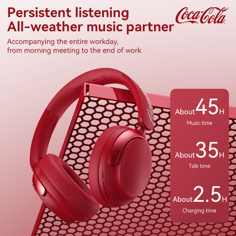 Coca‑Cola T-68Lite Co-Branded  – Anc Wireless Over Ear Headphones Bewertung und Preis