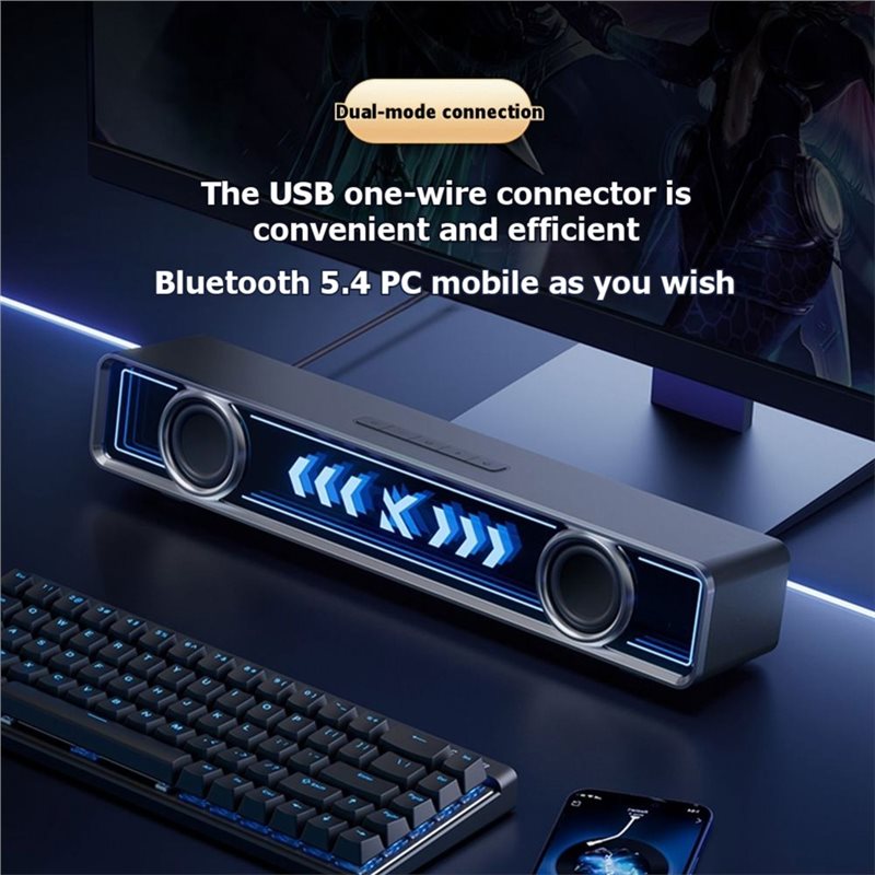 ABJF Desktop-Computer-Lautspre – Rgb Computer Soundbar For Pc Bewertung und Preis