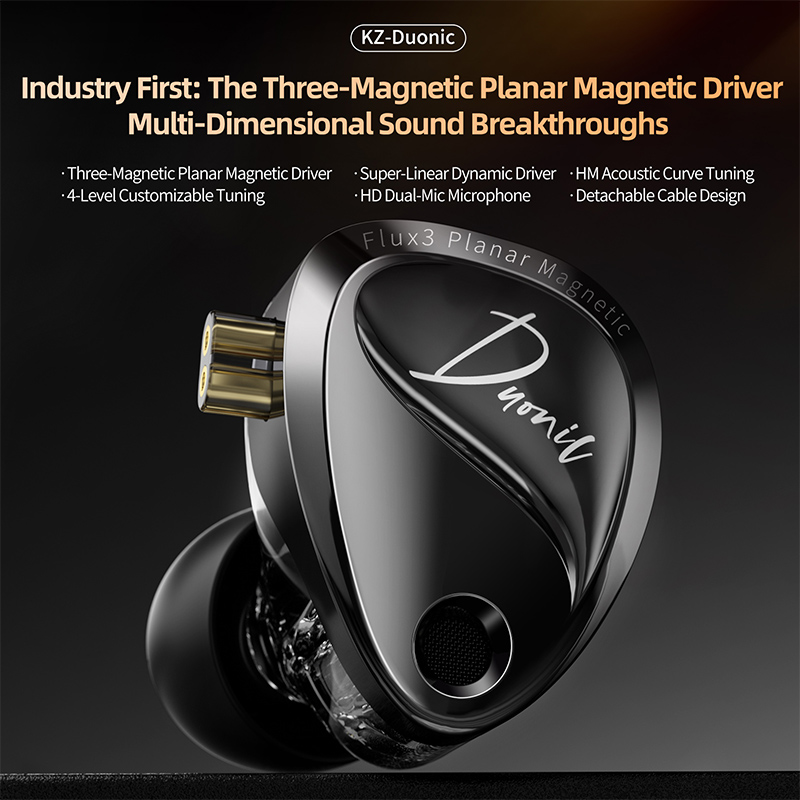 KZ Duonic Kabelgebundene In-Ea – Planar Magnetic Iem Earphones Bewertung und Preis